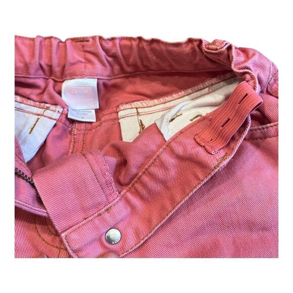 Janie & Jack Vintage Y2K Bubble Gum Pink Classic Style Denim Jeans Size 6 - Picture 2 of 6